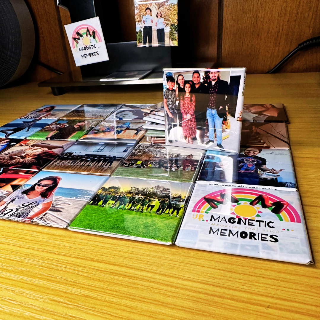 2 x 2 Custom Photo Magnet - 1pc - Durable, Glossy & Personalized