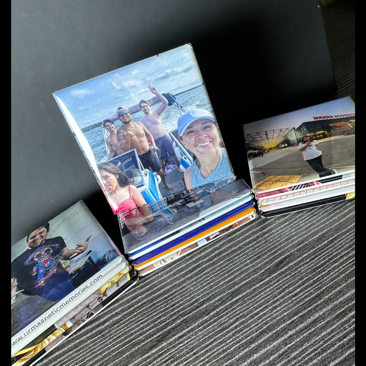 2 x 2 Custom Photo Magnet - 16pcs - Durable, Glossy & Personalized
