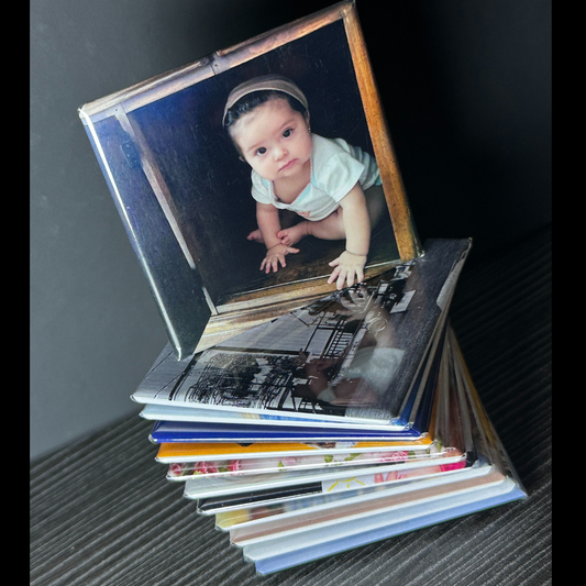 2 x 2 Custom Photo Magnet - 12pc - Durable, Glossy & Personalized